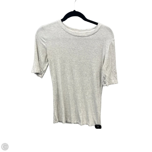 Top Short Sleeve By Nine West In Grey, Size: S