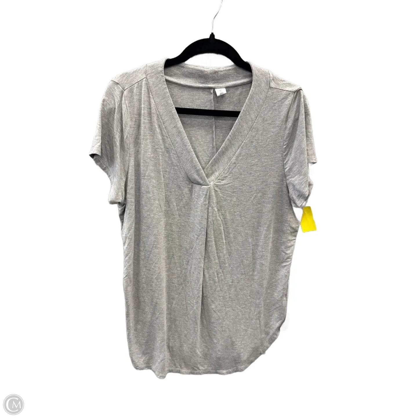 Top Short Sleeve By Old Navy In Grey, Size: L