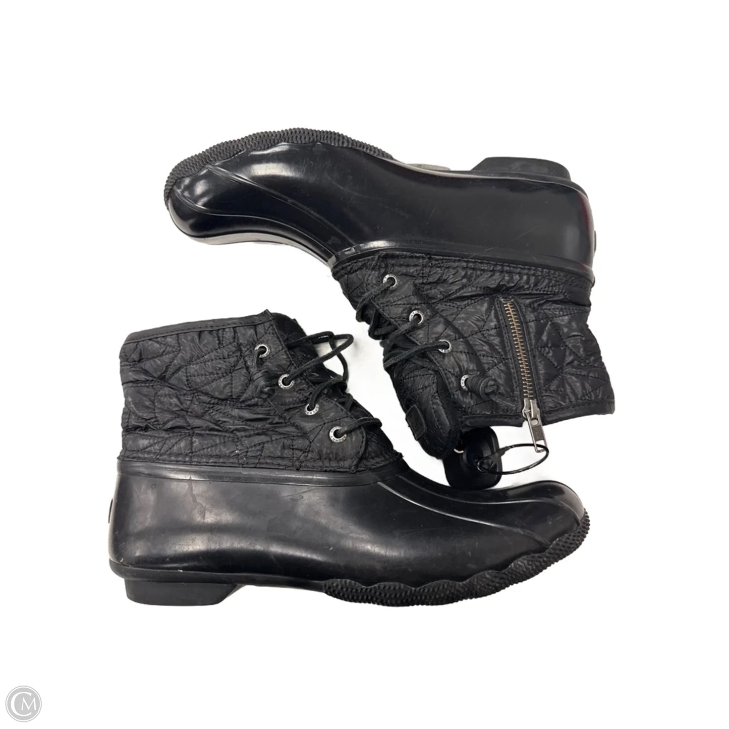Boots Rain By Sperry In Black, Size: 10