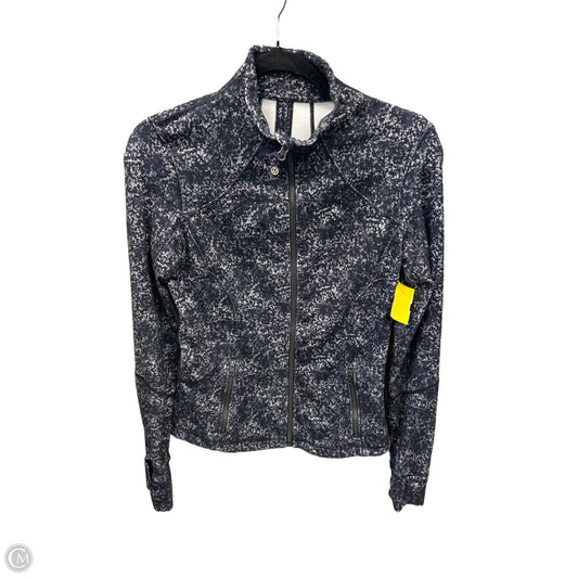 Athletic Jacket By Lululemon In Black, Size: 6
