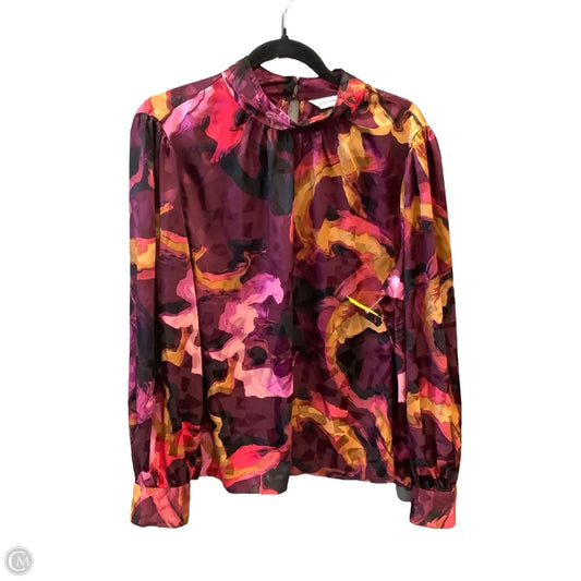 Top Long Sleeve By Nine West In Purple, Size: Xl