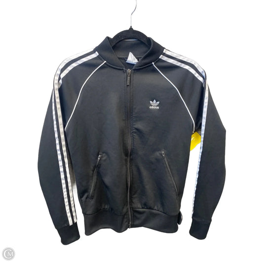 Athletic Jacket By Adidas In Black, Size: S