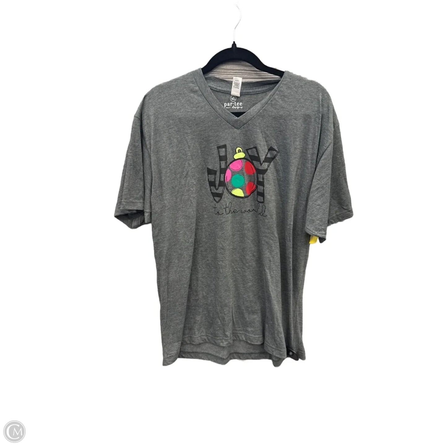 Top Short Sleeve By Clothes Mentor In Grey, Size: L