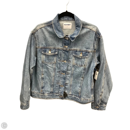Jacket Denim By Old Navy In Blue Denim, Size: L