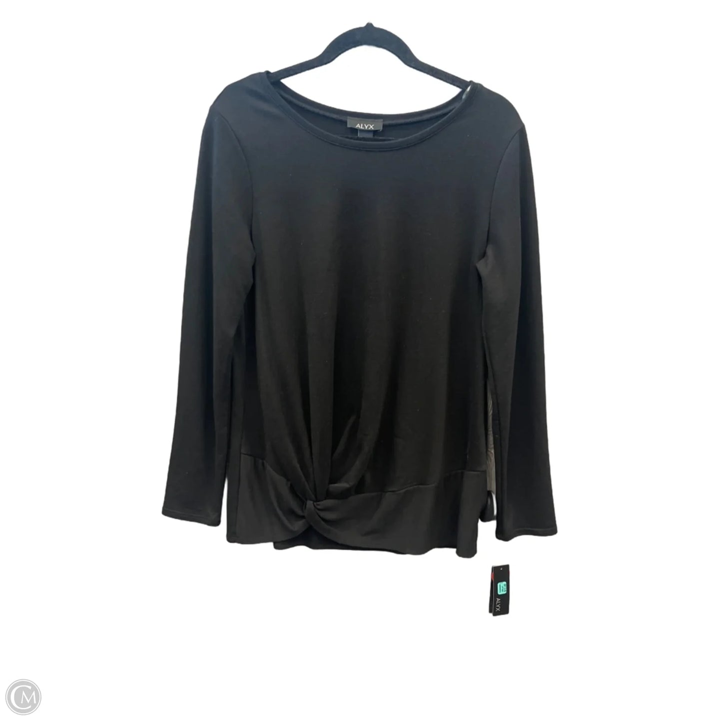 Top Long Sleeve By Alyx In Black, Size: M