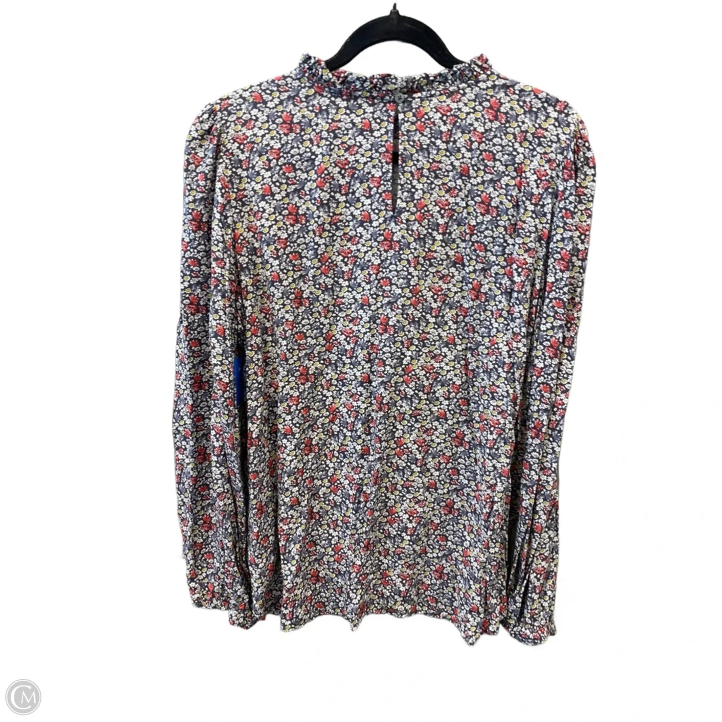 Top Long Sleeve By Loft In Ivory, Size: M