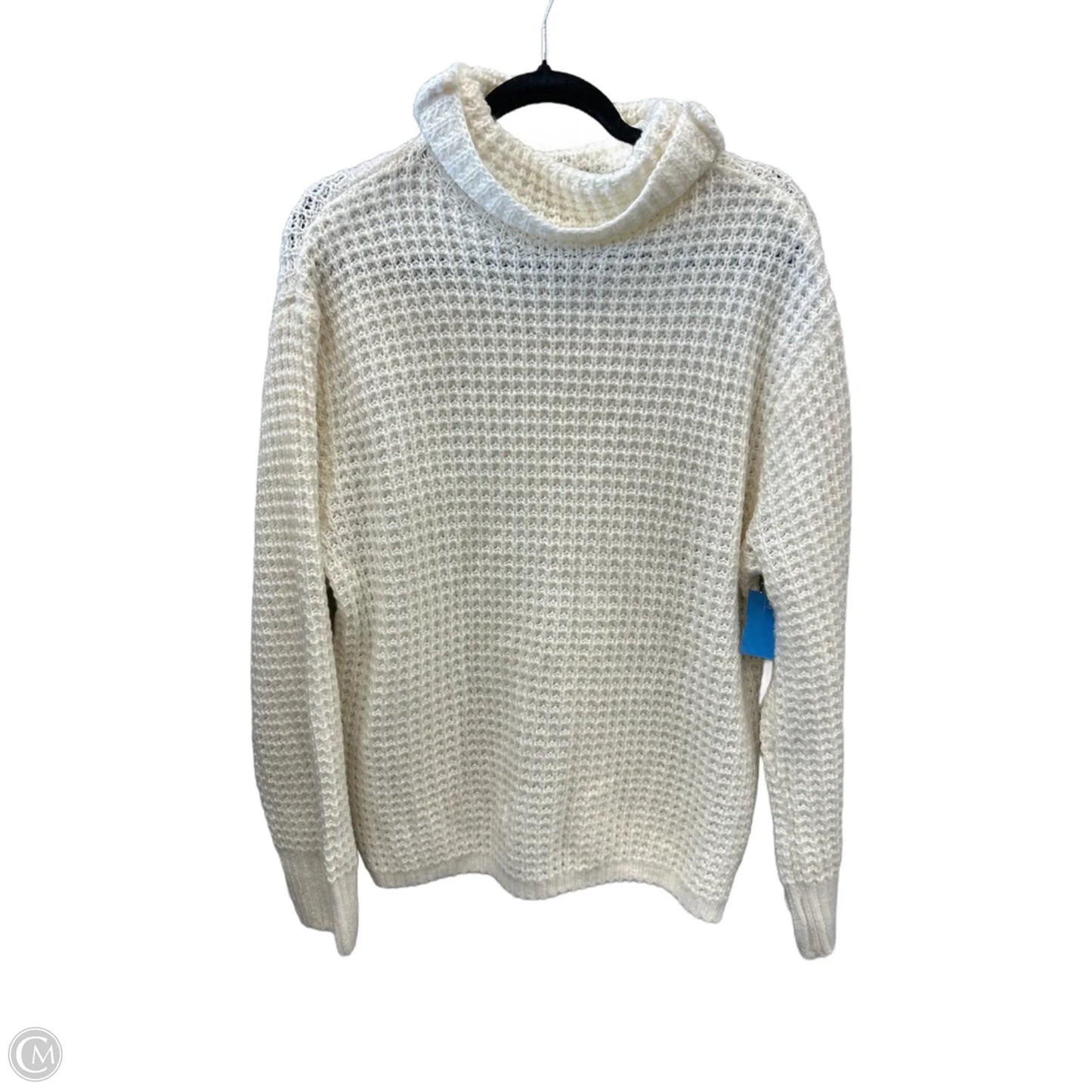 Sweater By Falls Creek In Cream, Size: L