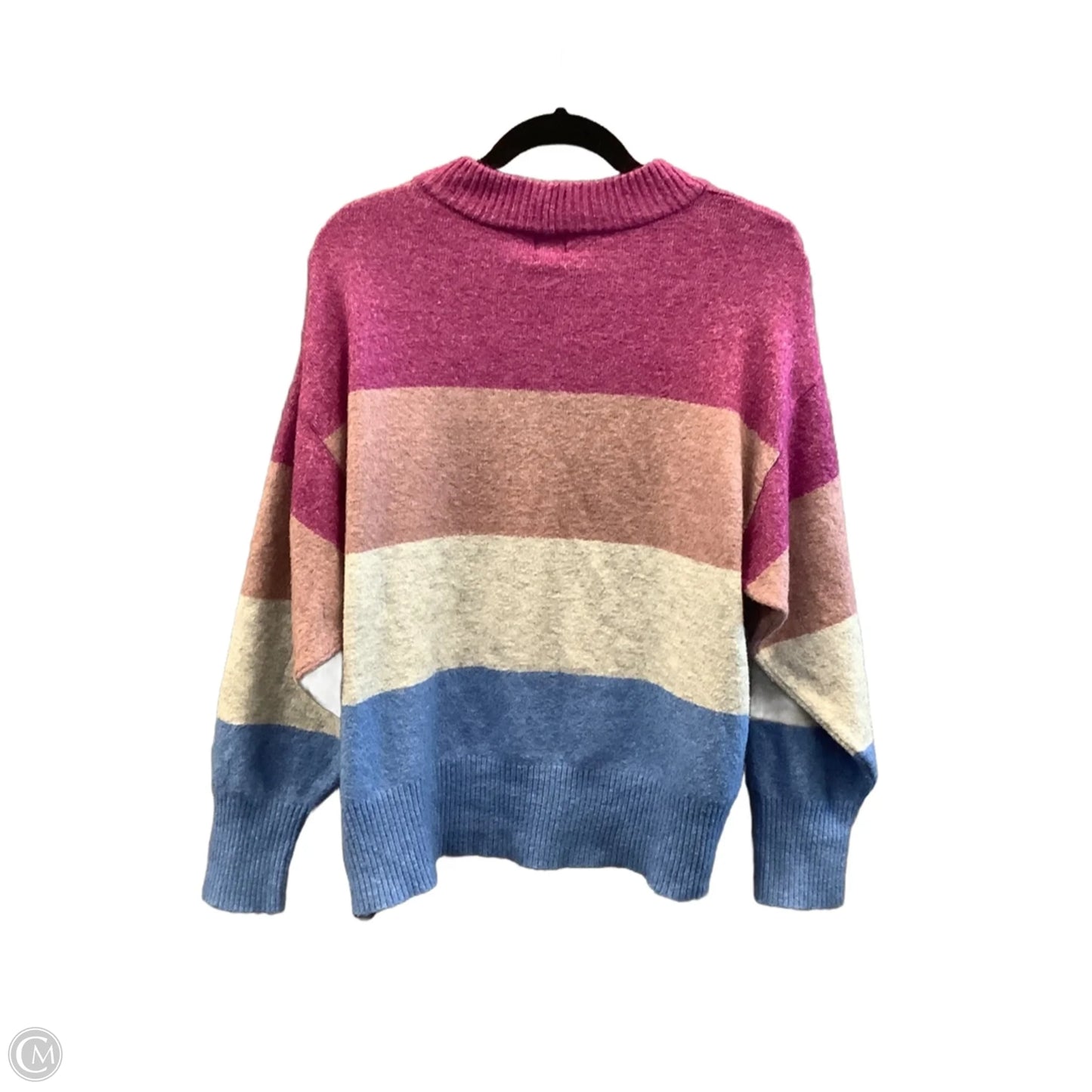 Sweater By A New Day In Striped Pattern, Size: S
