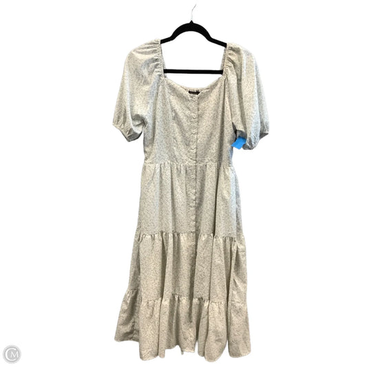 Dress Casual Midi By Clothes Mentor In Floral Print, Size: Xl