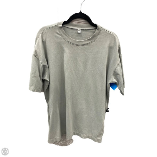 Top Short Sleeve Basic By Uniqlo In Green, Size: S