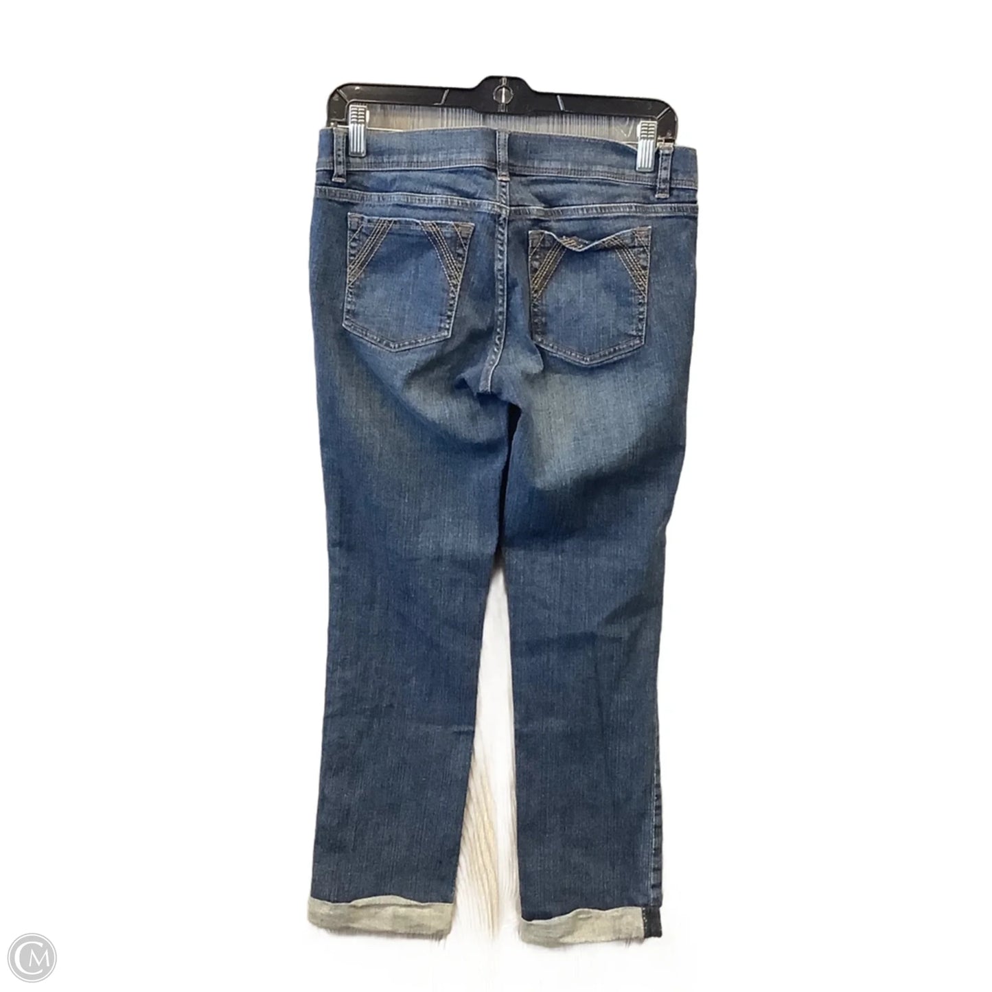 Jeans Cropped By White House Black Market In Blue Denim, Size: 4