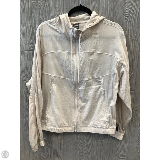 Athletic Jacket By Avia In Beige, Size: M