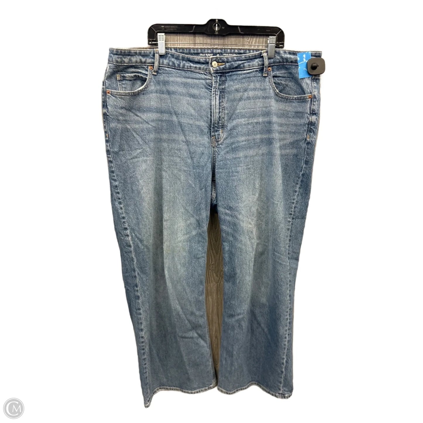 Jeans Wide Leg By Old Navy In Blue Denim, Size: 20