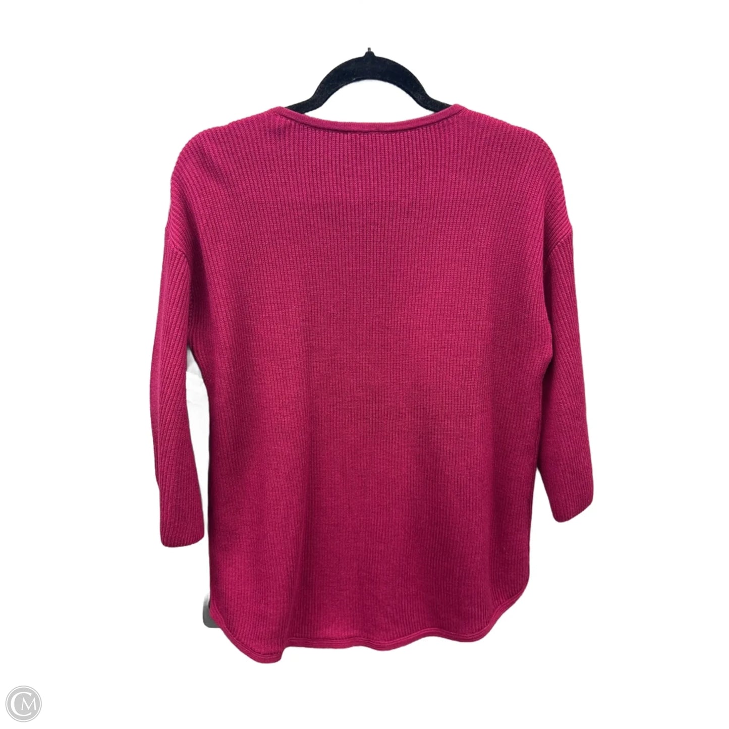 Sweater By Chicos In Pink, Size: L