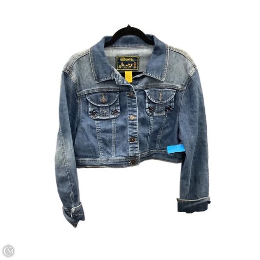 Jacket Denim By Clothes Mentor In Blue Denim, Size: Xl