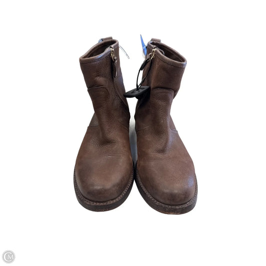 Boots Designer By Tory Burch In Brown, Size: 6.5