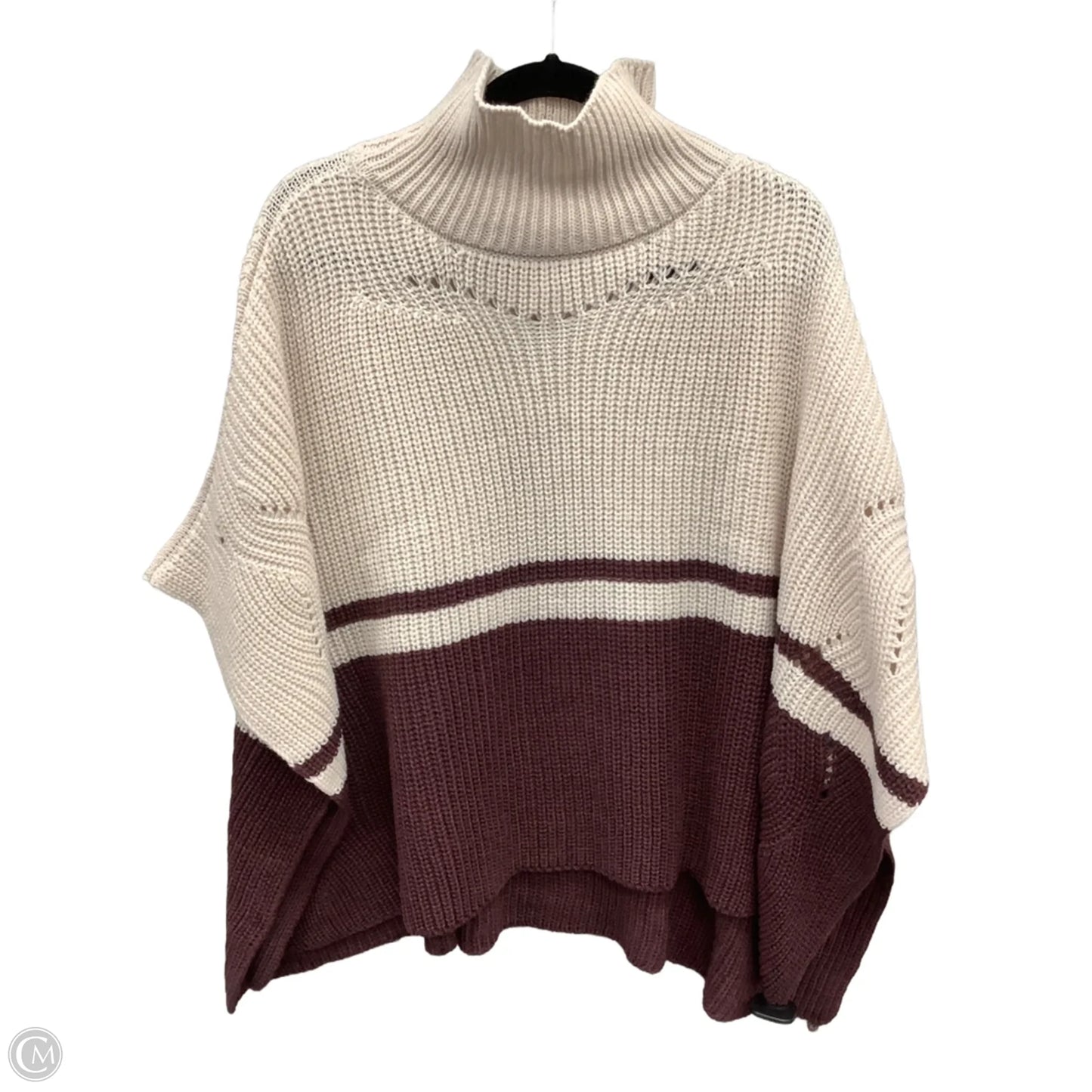 Poncho By Charlie Paige In Pink, Size: Osfm