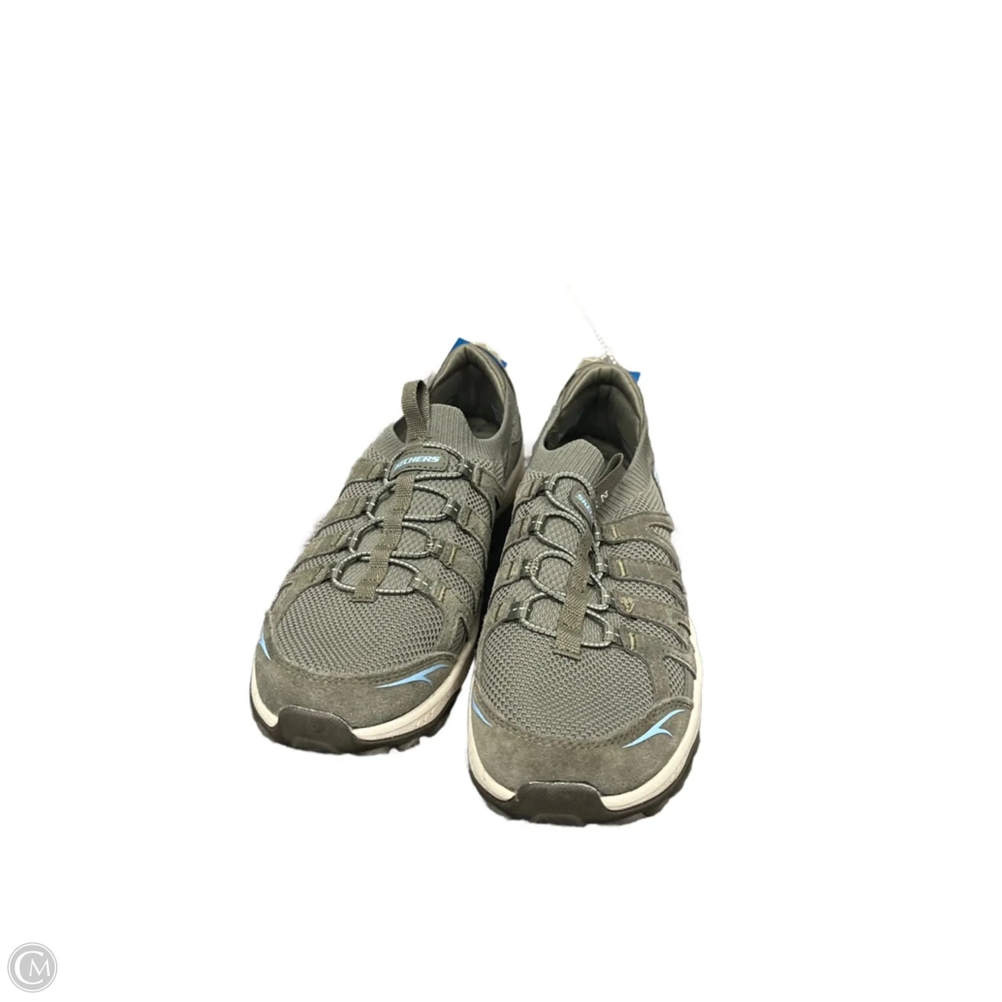 Shoes Flats By Skechers In Green, Size: 8