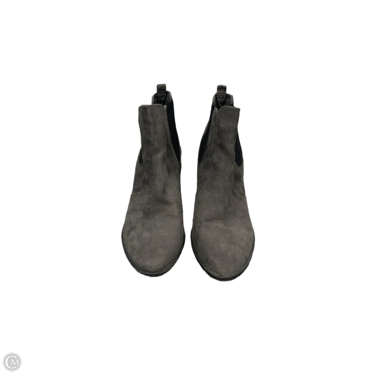 Boots Ankle Heels By Clothes Mentor In Black, Size: 8.5