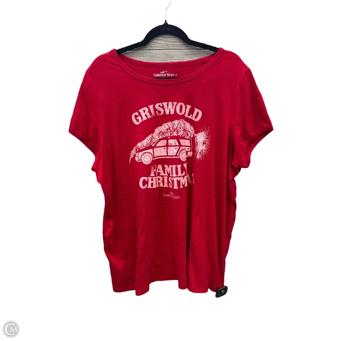 Top Short Sleeve By Clothes Mentor In Red, Size: 3x
