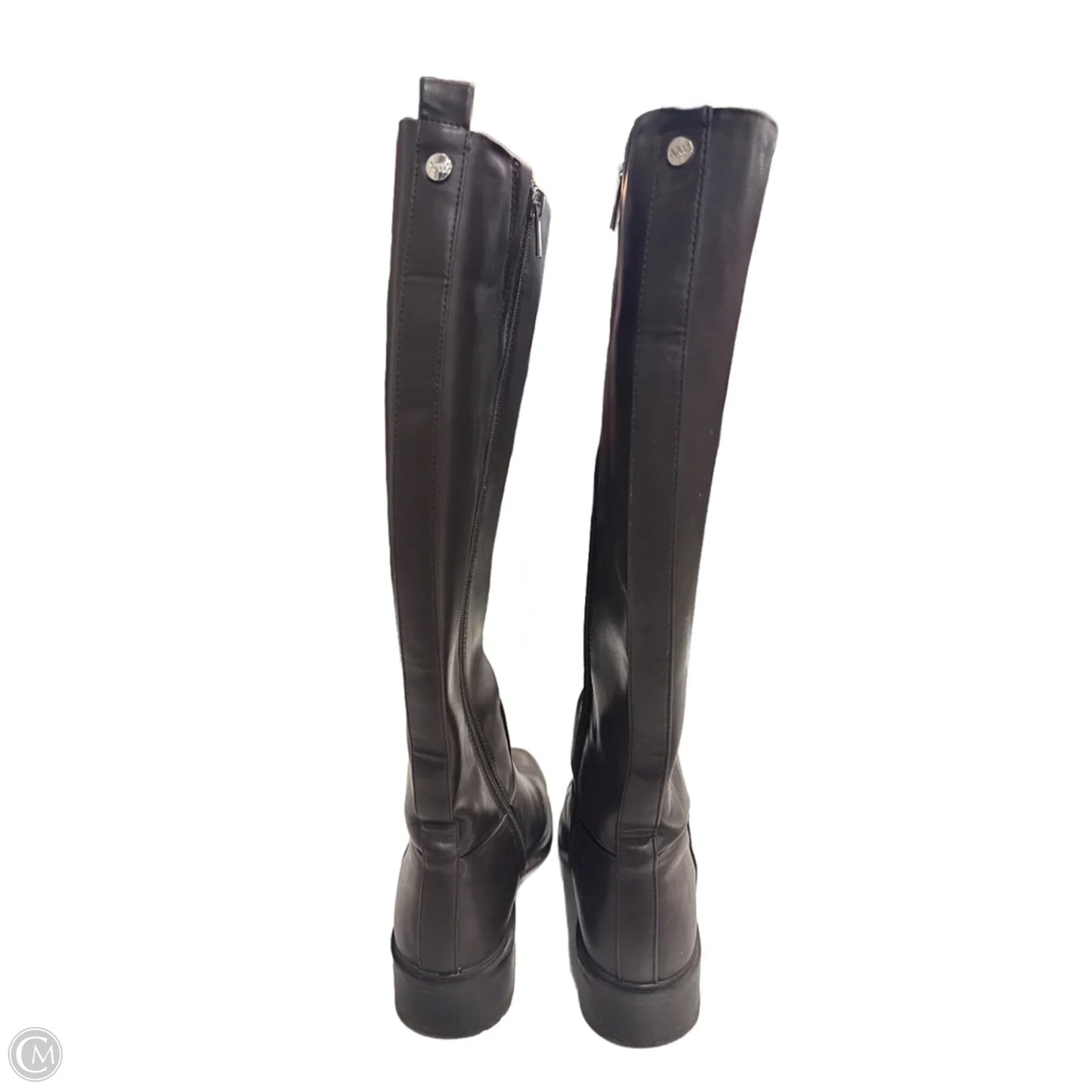 Boots Mid-calf Flats By Nine West In Brown, Size: 7