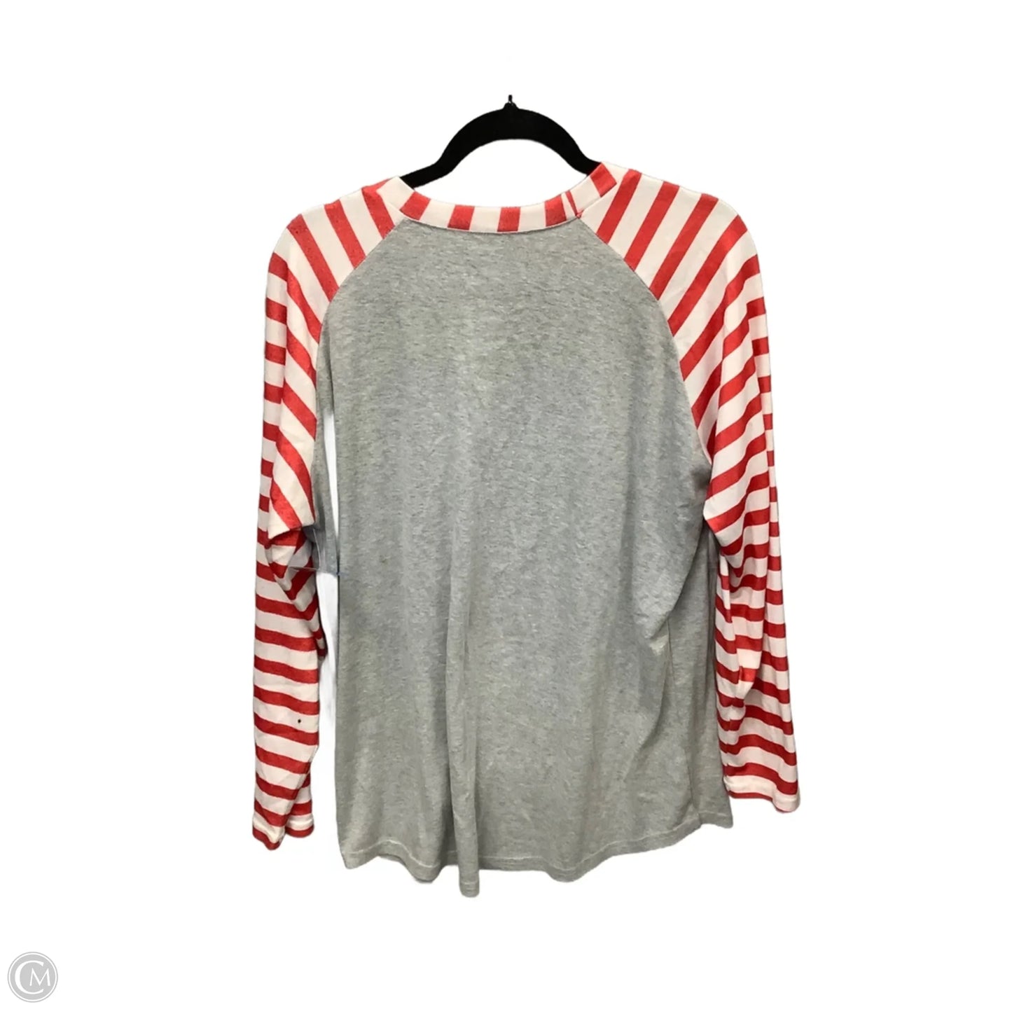 Top Long Sleeve By Cmf In Grey, Size: Xl