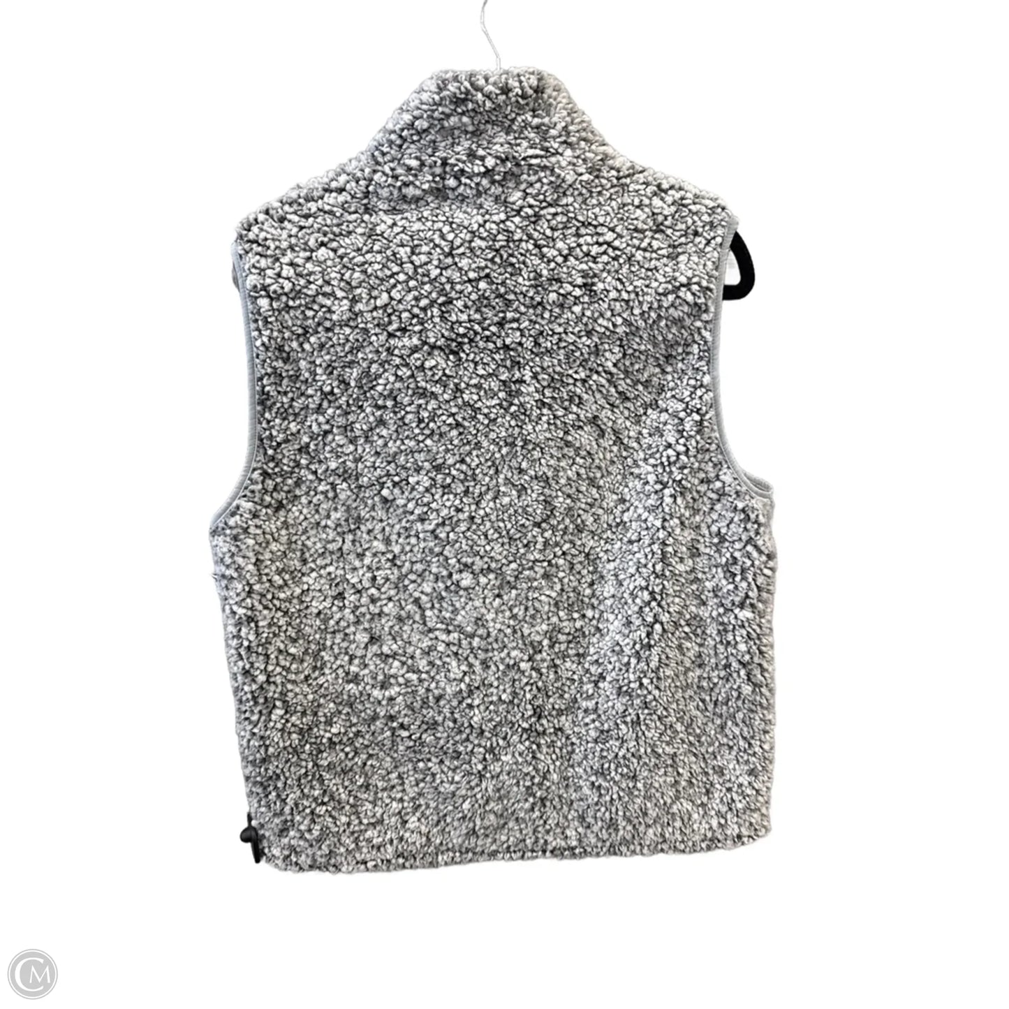 Vest Faux Fur & Sherpa By Merokeety In Grey, Size: L