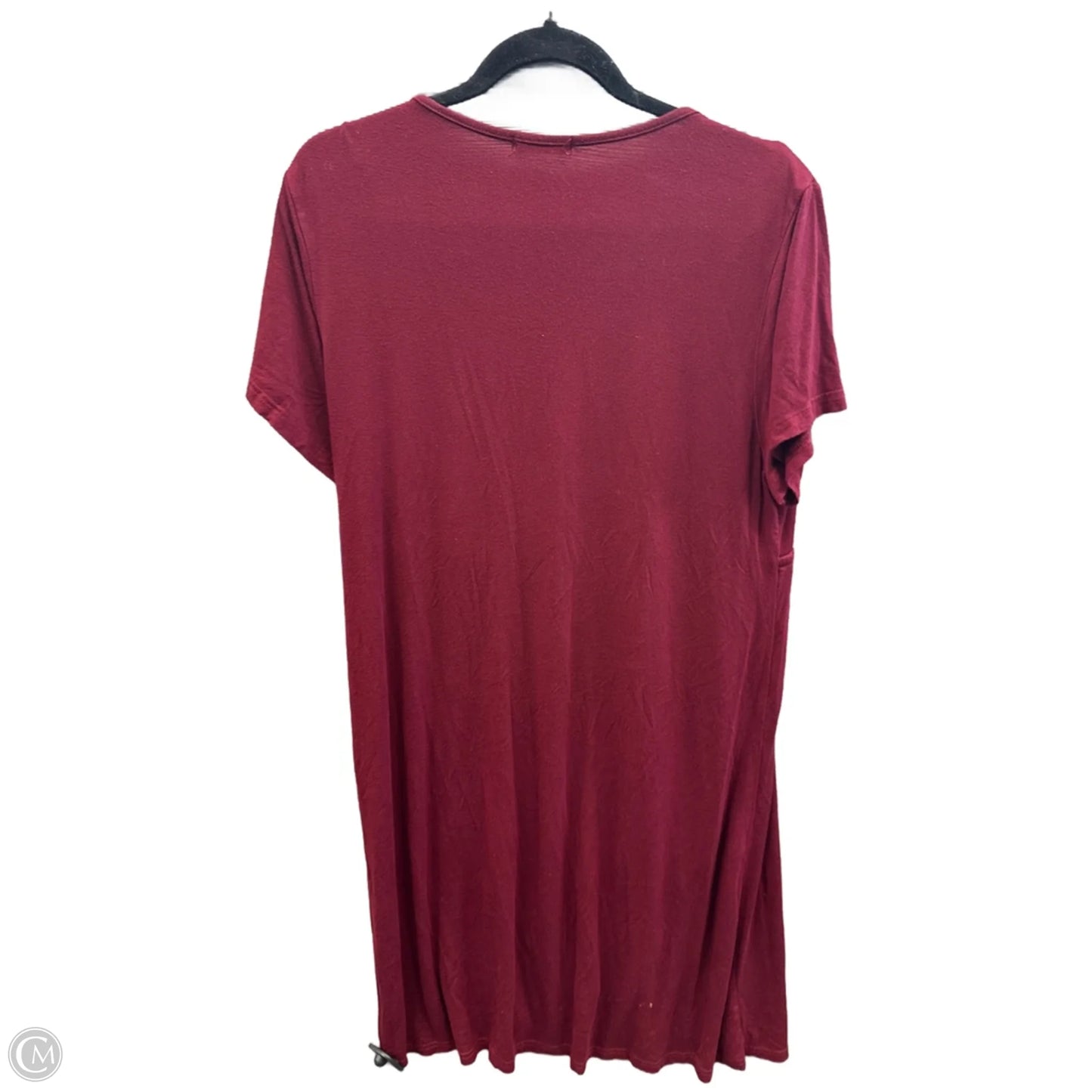 Dress Casual Short By Ekouaer In Red, Size: Xl