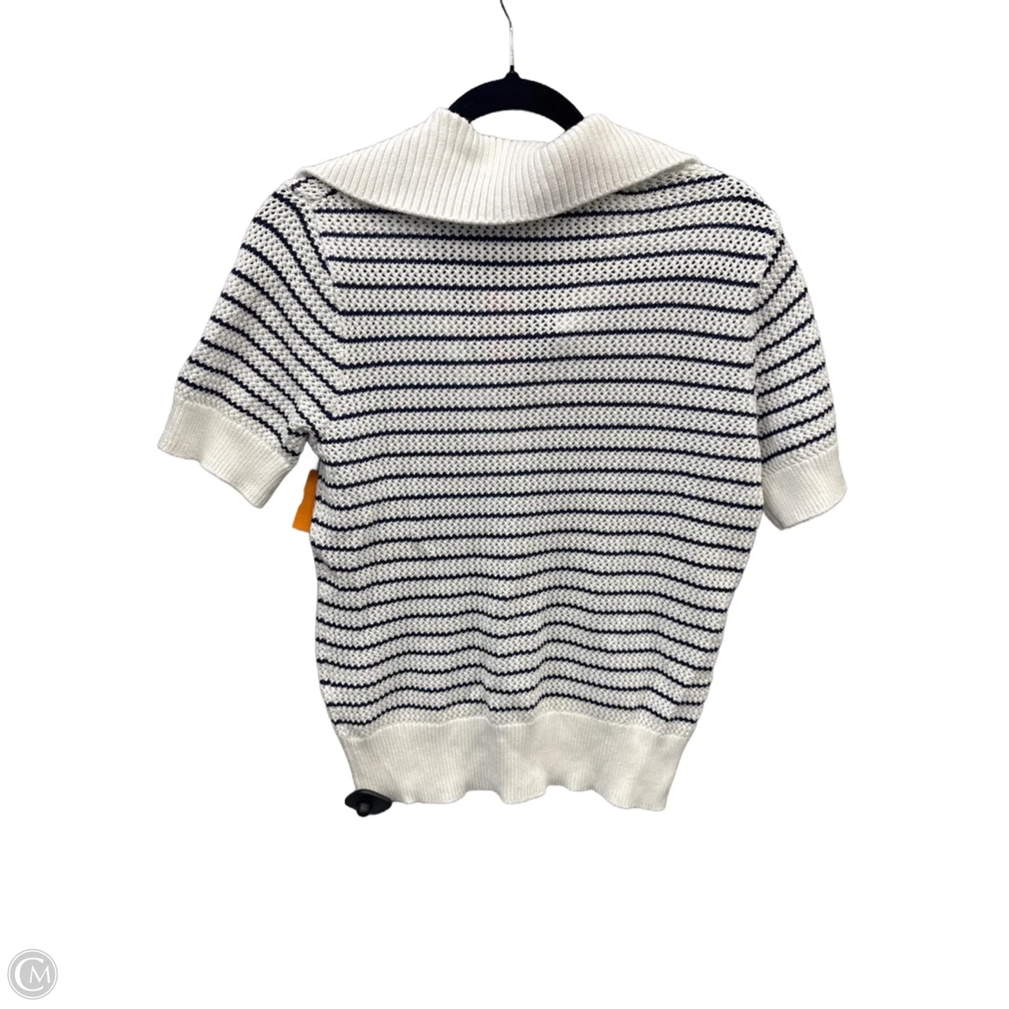 Sweater Short Sleeve By Vineyard Vines In Striped Pattern, Size: S