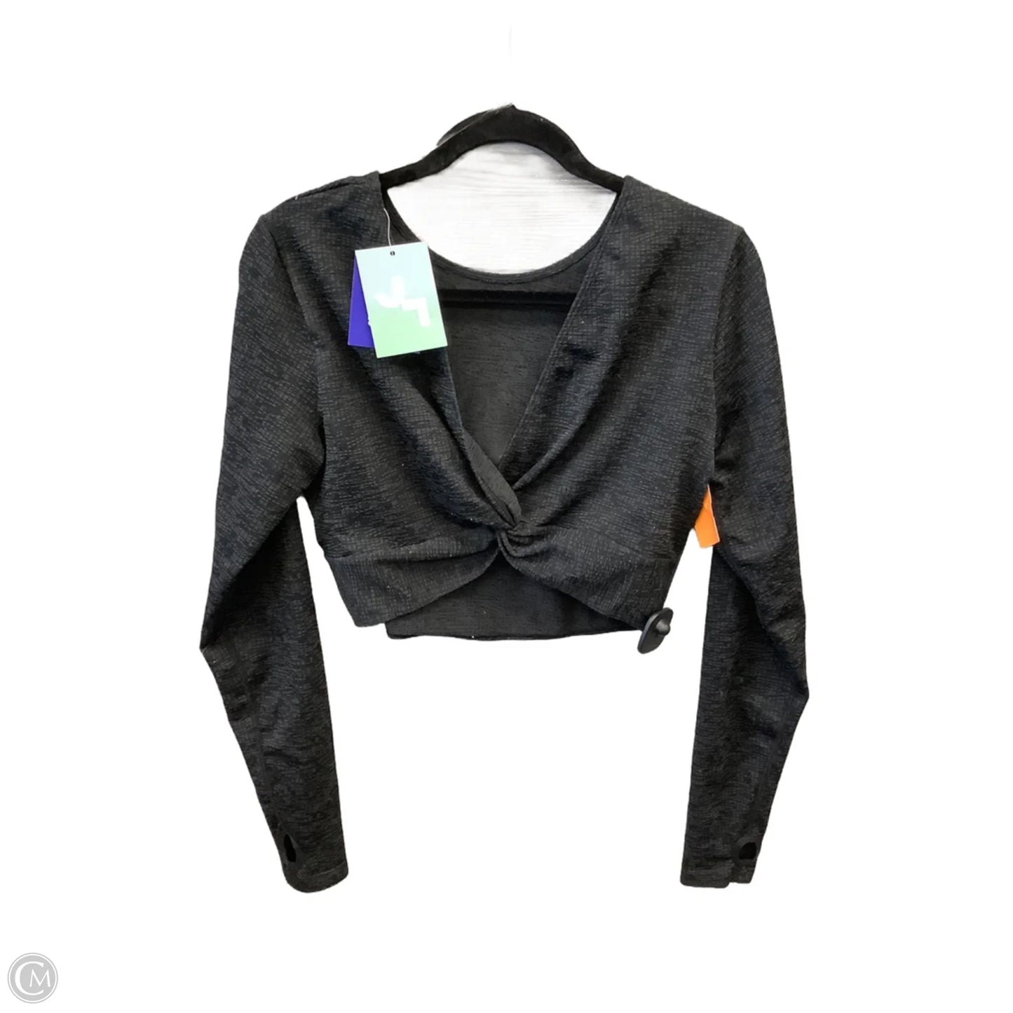 Athletic Top Long Sleeve Crewneck By Joy Lab In Grey, Size: Xxl