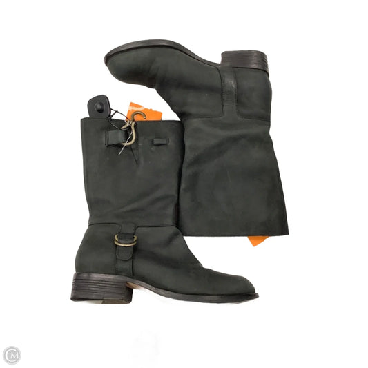 Boots Mid-calf Flats By Cole-haan In Black, Size: 9