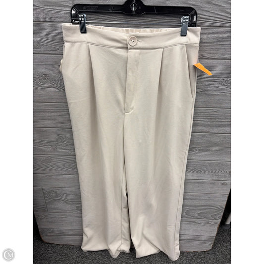 Pants Dress By Charlotte Russe In Cream, Size: 14