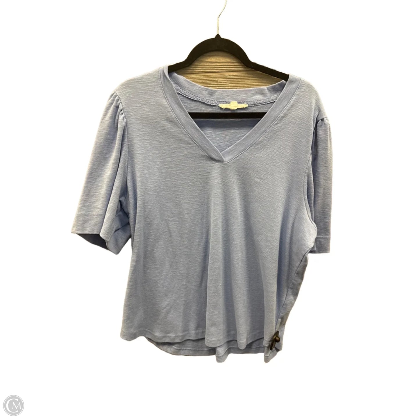 Top Short Sleeve By Jane And Delancey In Blue, Size: 2x