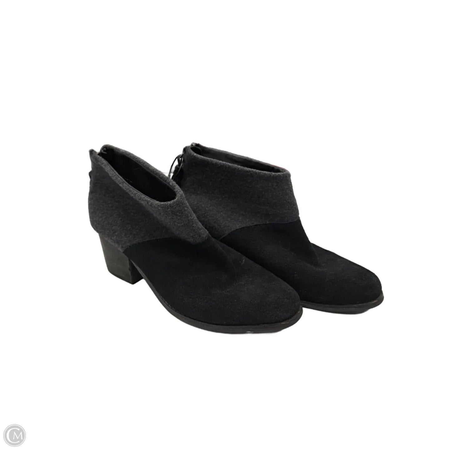 Boots Ankle Heels By Toms In Black, Size: 8.5