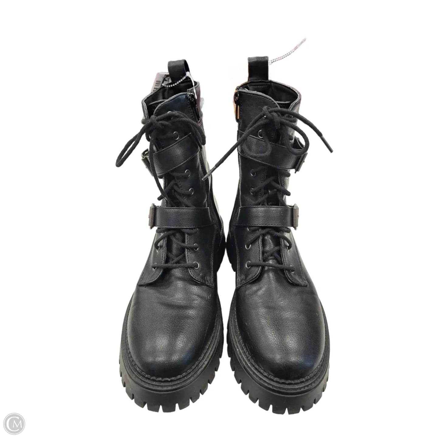 Boots Combat By Sincerely Jules In Black, Size: 7.5