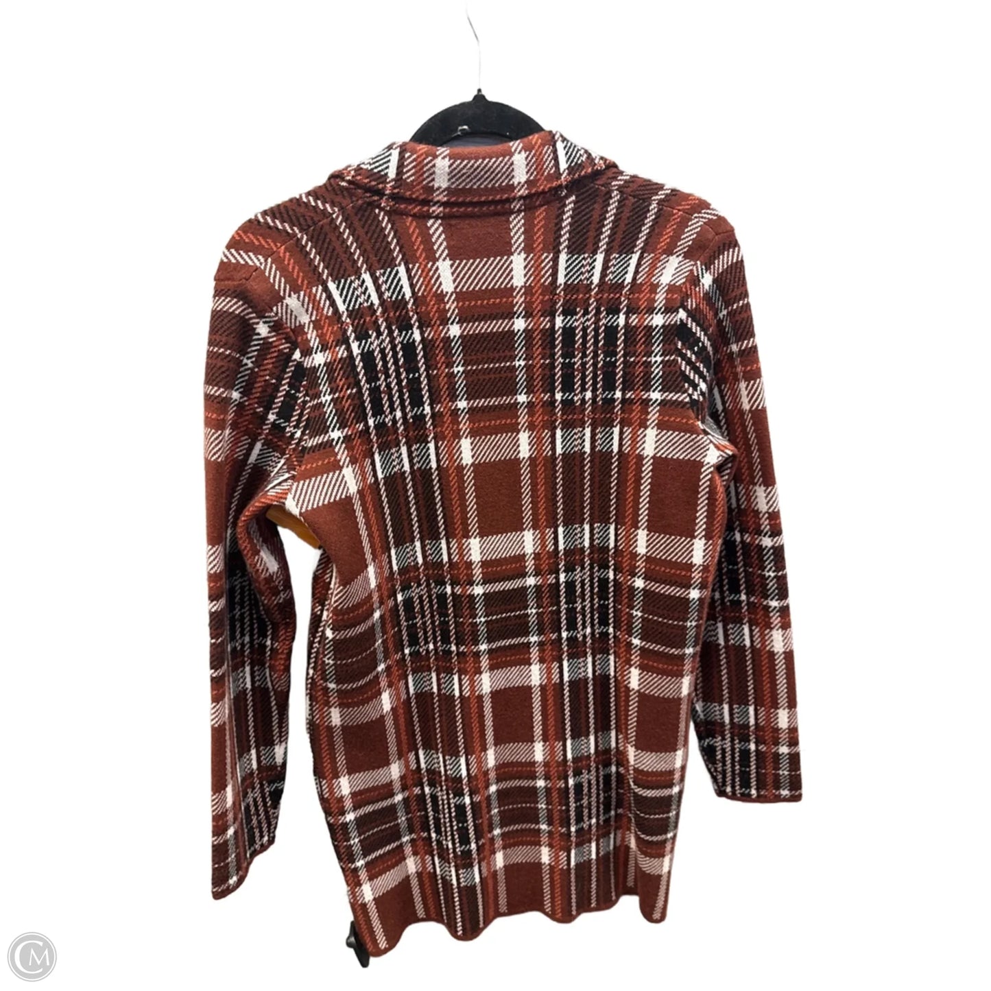 Jacket Other By Adrienne Vittadini In Plaid Pattern, Size: S