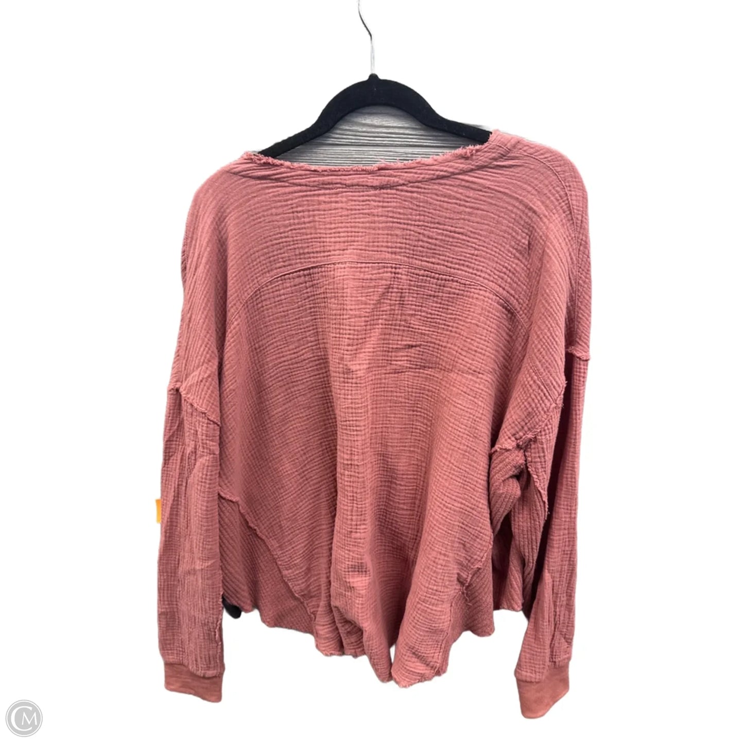 Top Long Sleeve By Clothes Mentor In Pink, Size: L