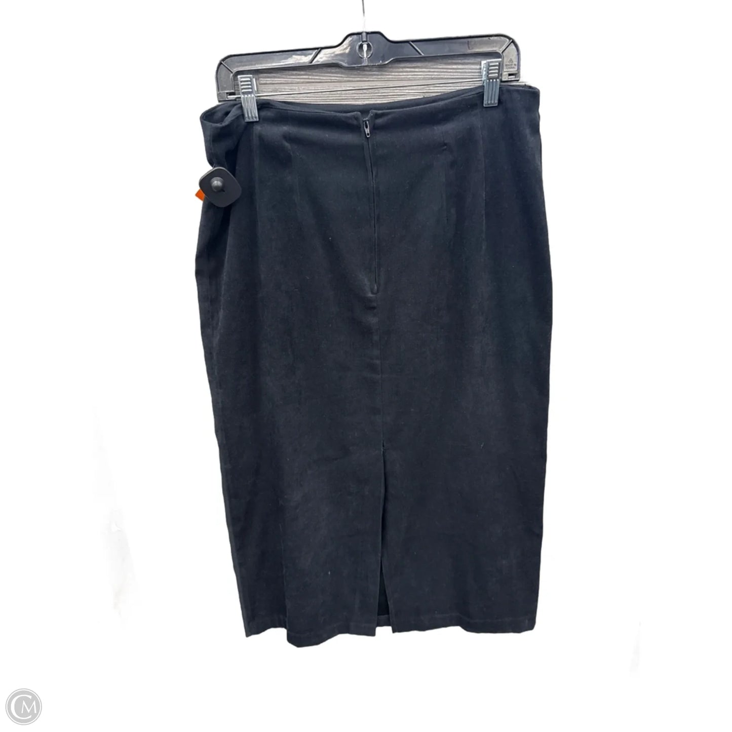Skirt Maxi By Briggs In Black, Size: 14