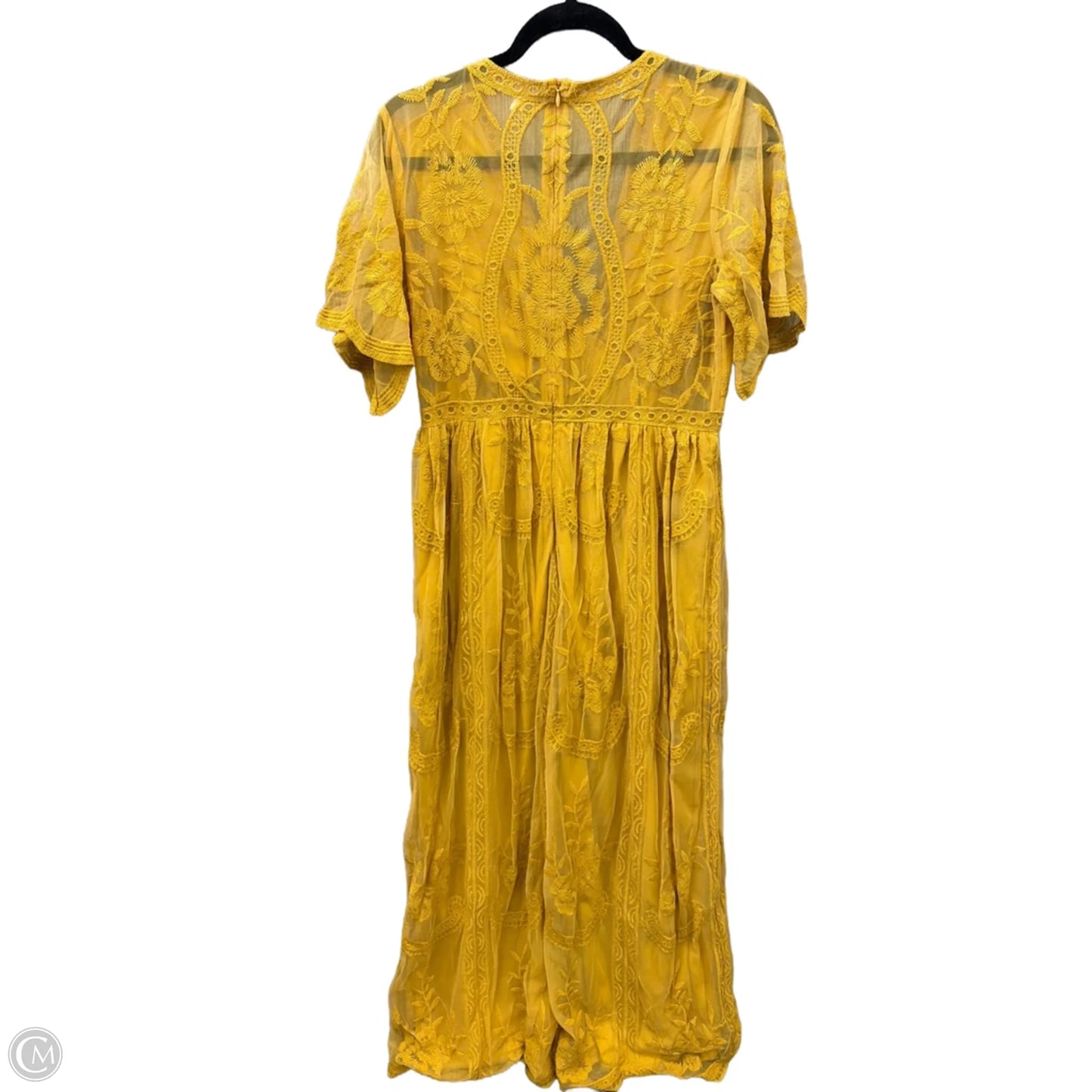 Dress Casual Maxi By Pink Blush In Yellow, Size: Xl
