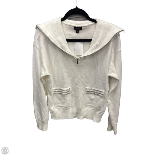 Sweatshirt Collar By Ontwelfth In White, Size: Xl