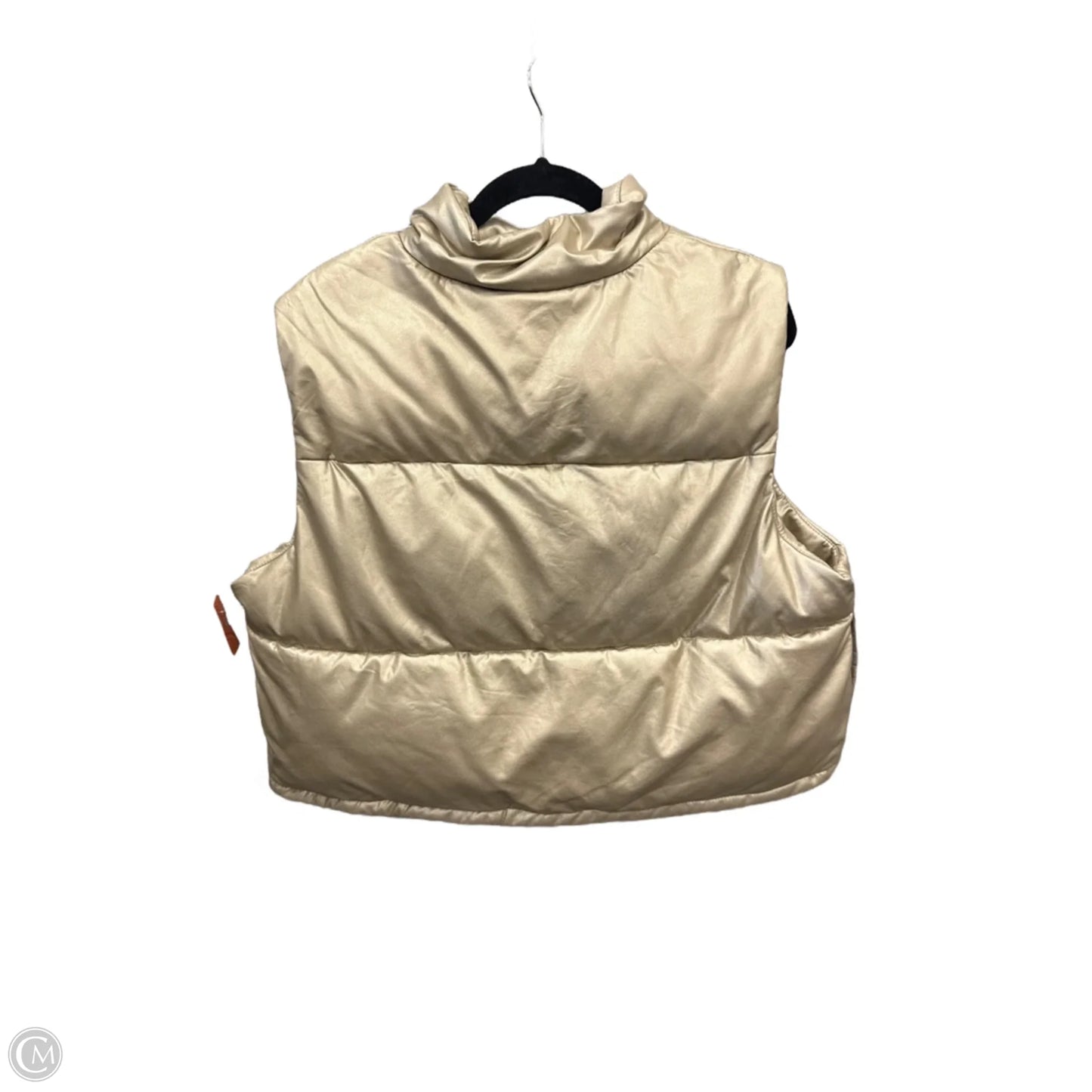 Vest Puffer & Quilted By Marc New York In Gold, Size: Xl