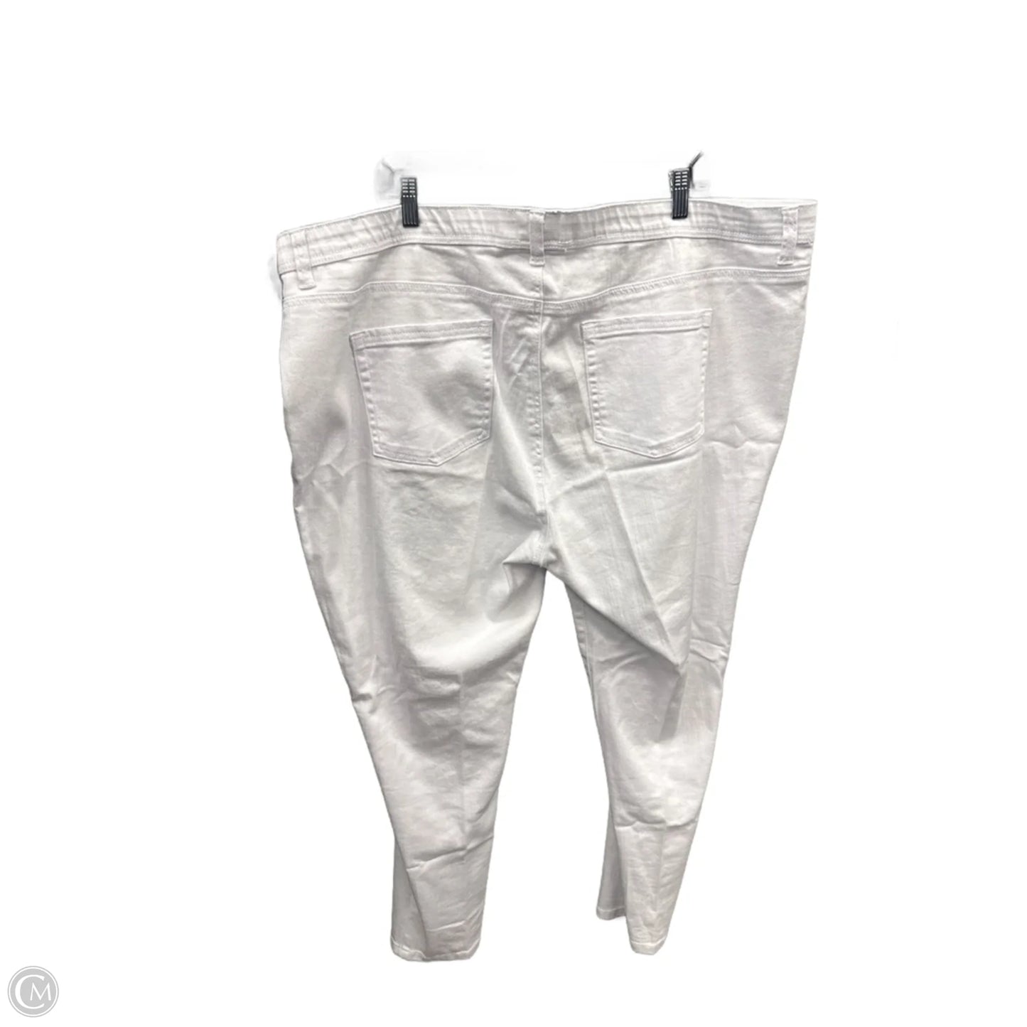 Jeans Skinny By Diane Gilman In White Denim, Size: 24