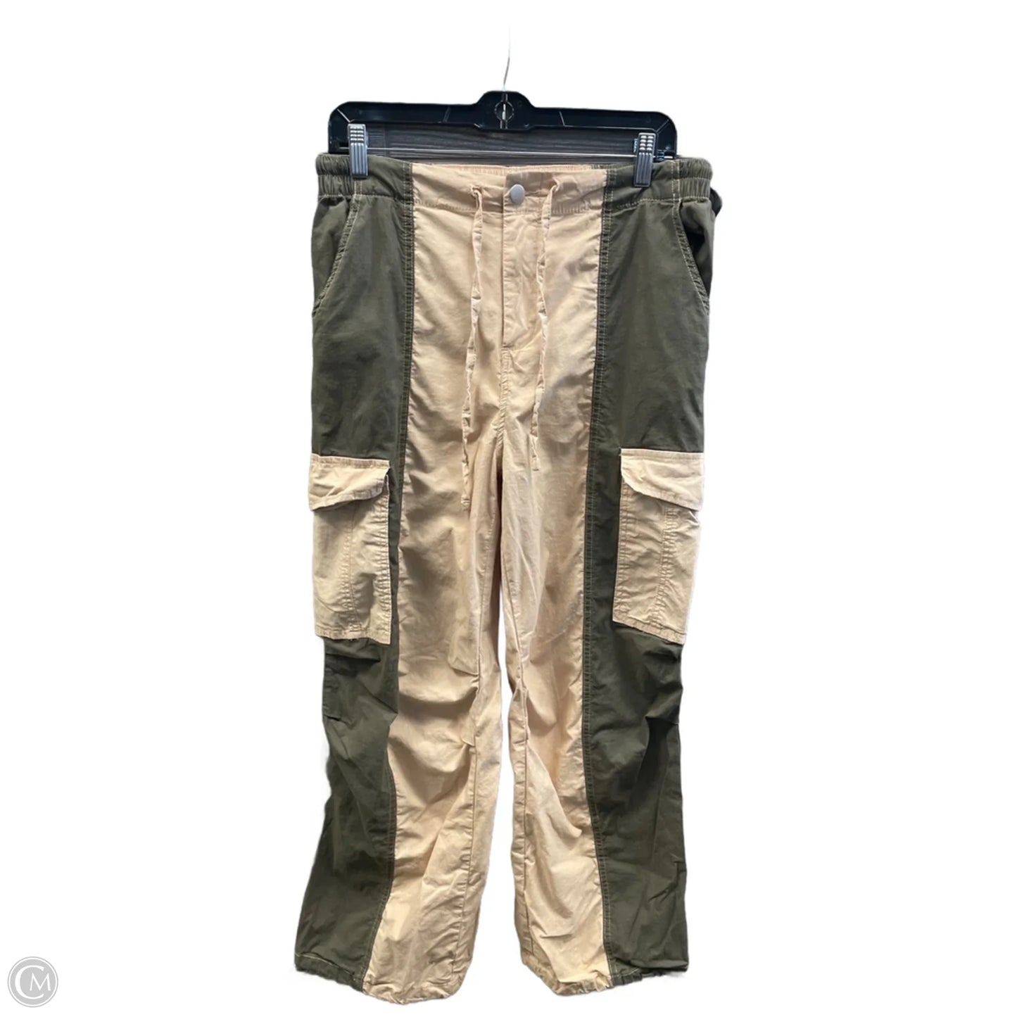 Pants Cargo & Utility By Happily Grey In Black & Green, Size: 12