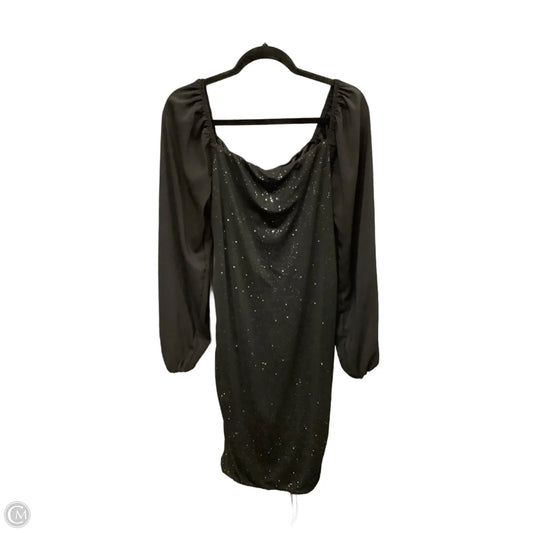 Dress Party Midi By Clothes Mentor In Black, Size: 2x