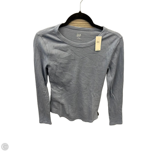 Top Long Sleeve By Gap In Blue, Size: S