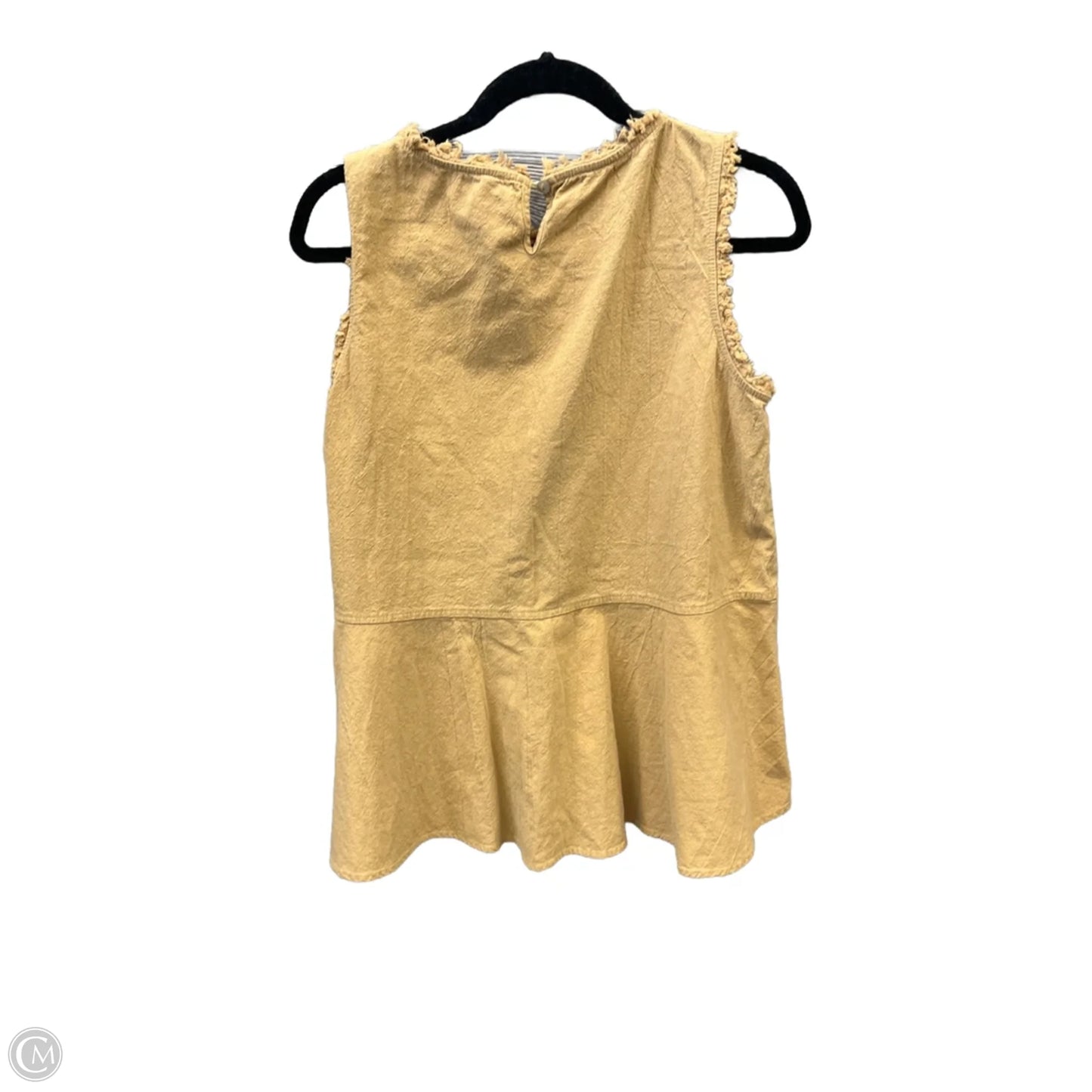 Top Sleeveless By Easel In Beige, Size: M