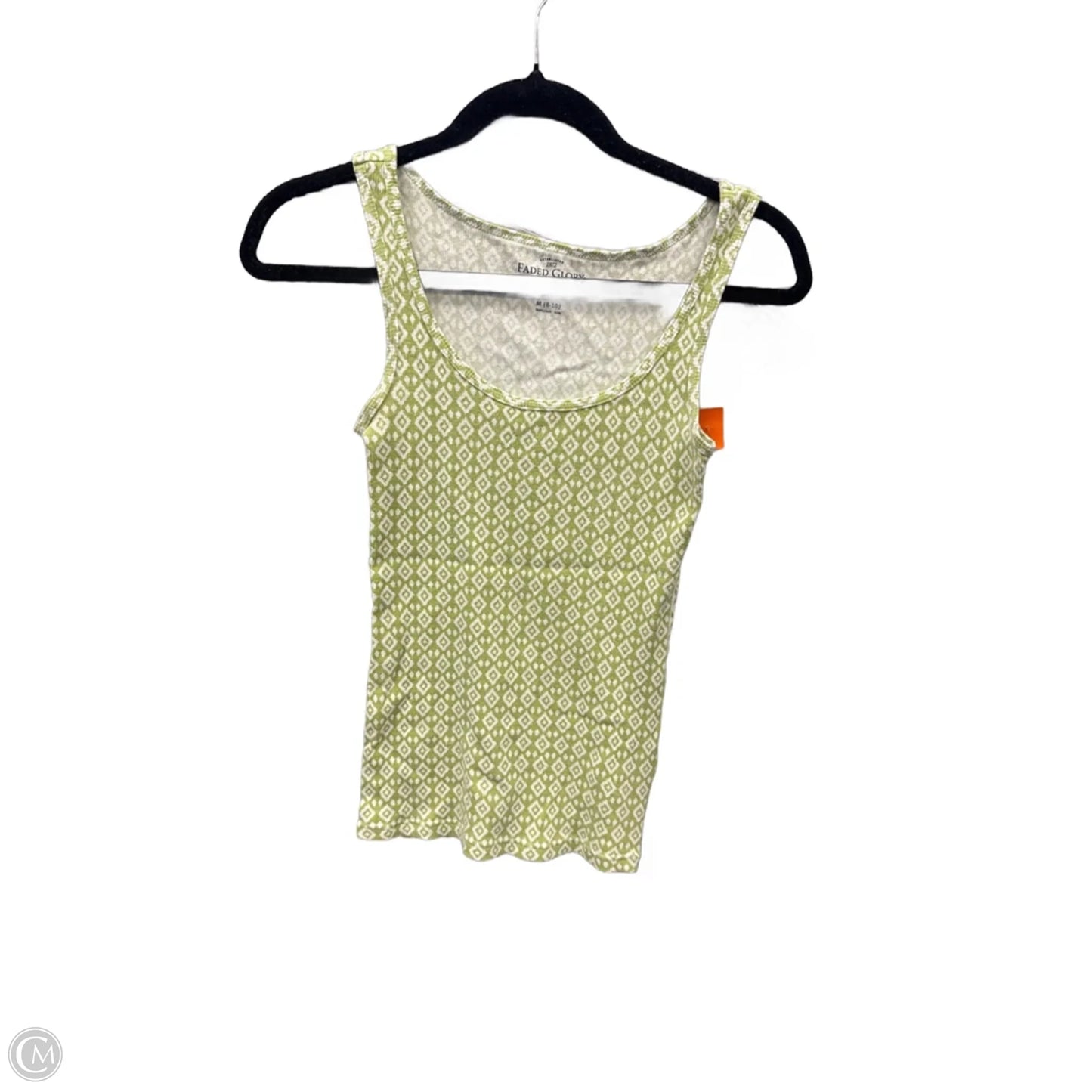 Tank Top By Faded Glory In Green, Size: M