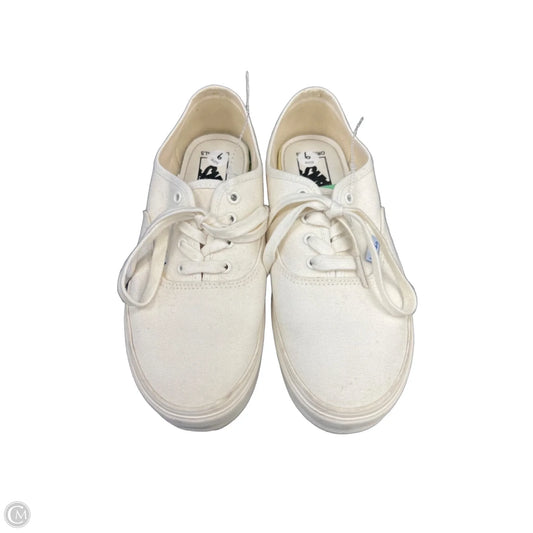 Shoes Sneakers By Vans In Cream, Size: 9