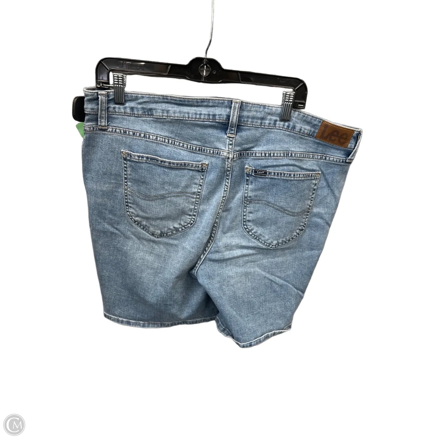 Shorts By Lee In Blue Denim, Size: 18