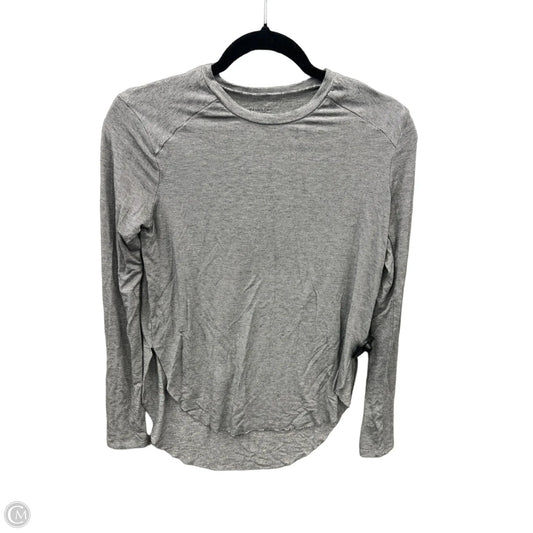 Athletic Top Long Sleeve Crewneck By Halogen In Striped Pattern, Size: Xs